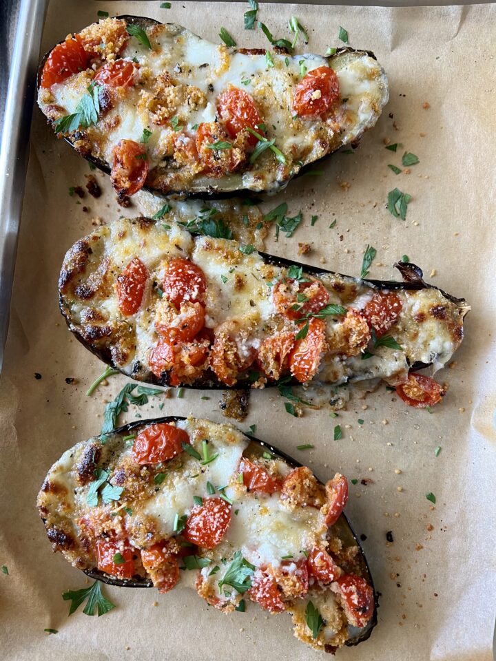 Low Carb Eggplant Bruschetta