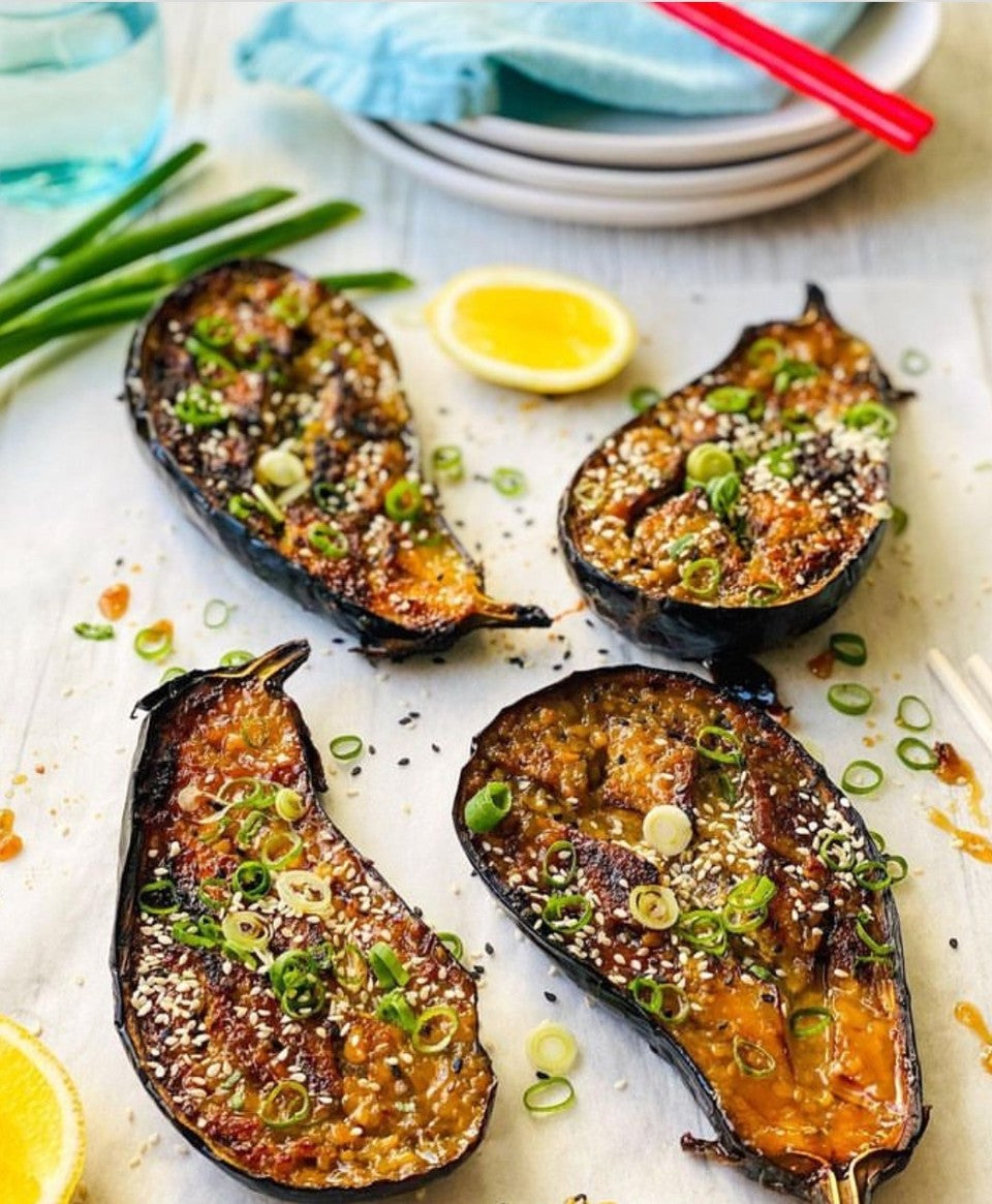 Miso Glazed Eggplant