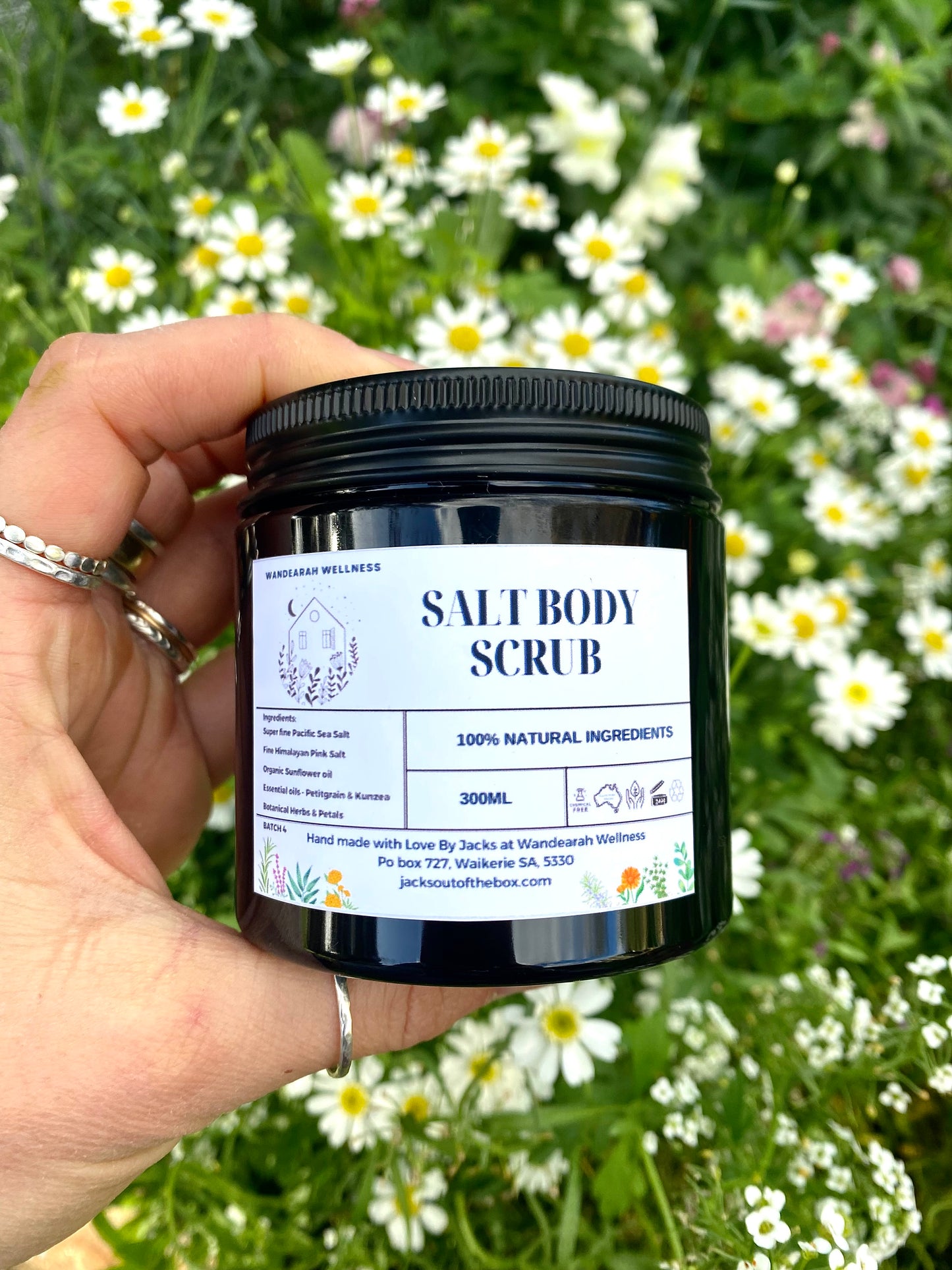 Salt Body Scrub - Wandearah - Calendula & Neroli