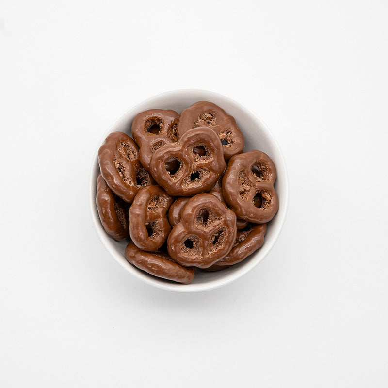 Milk Choc Coated Pretzels - 100g -