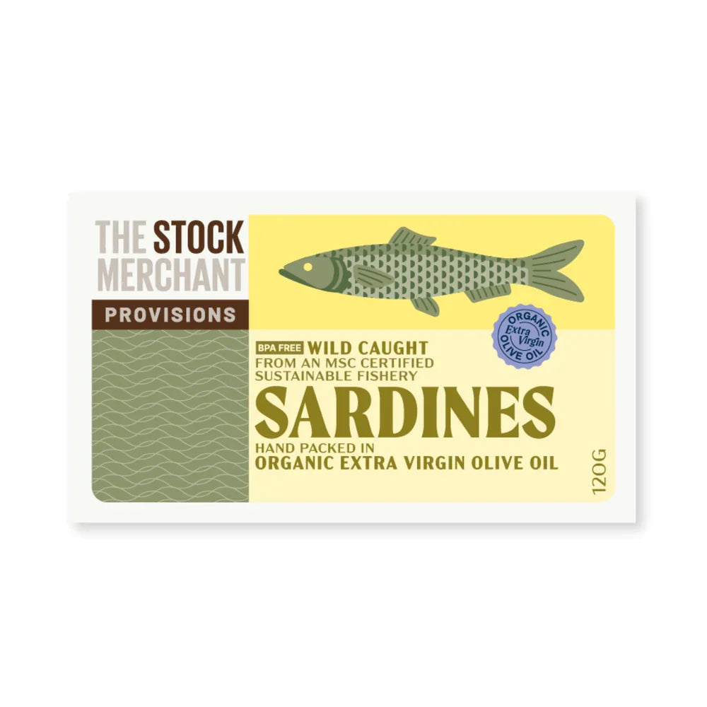 Sardines in Pure Water ( MSC) - Stock Merchant Provisions - 125g -