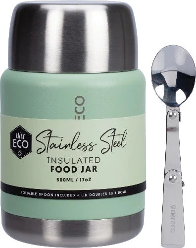 Insulated Food Jar - 500ml - Ever Eco - Sage