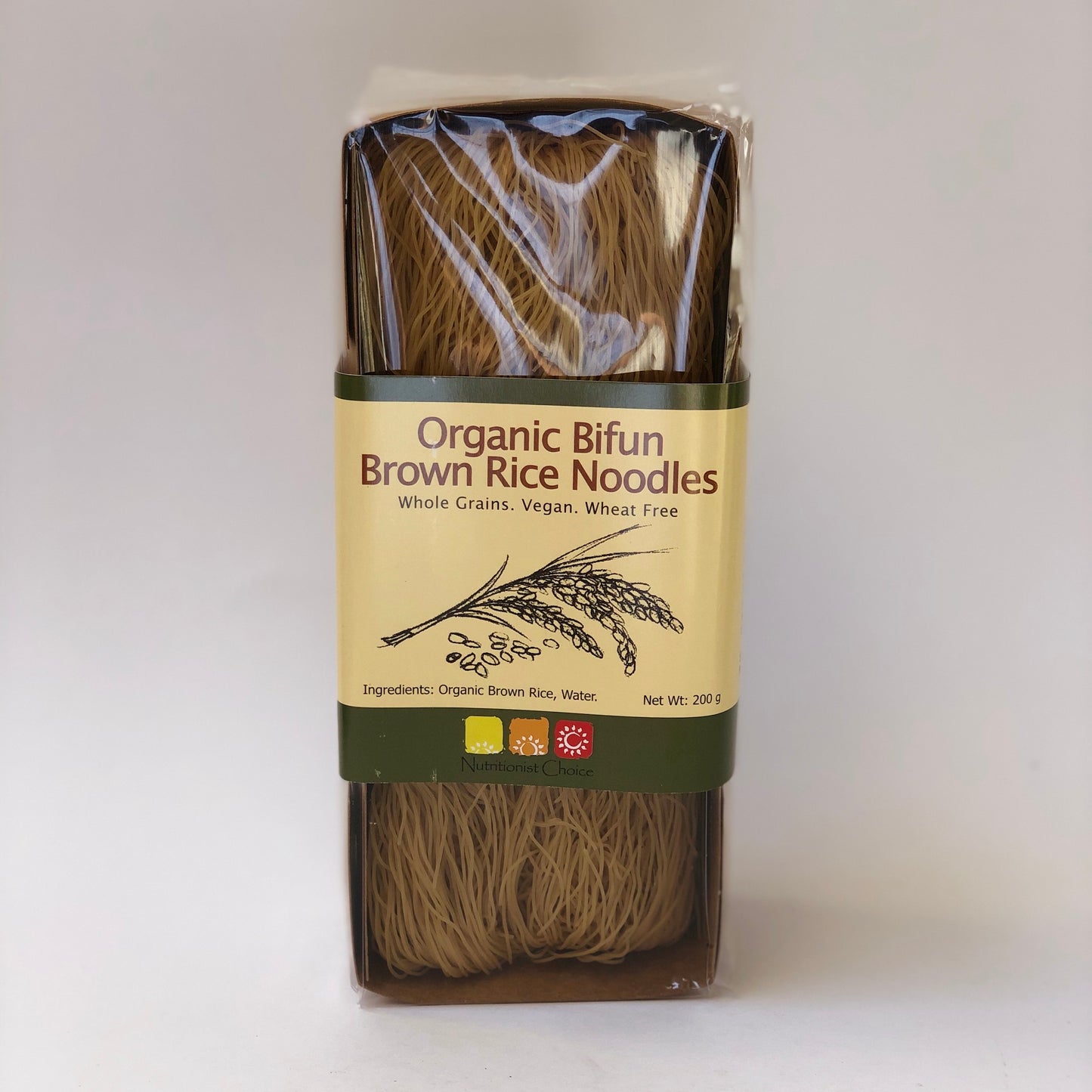 Organic Gluten - Free Rice Noodles - Nutritionist Choice - Bifun Brown Rice Noodles