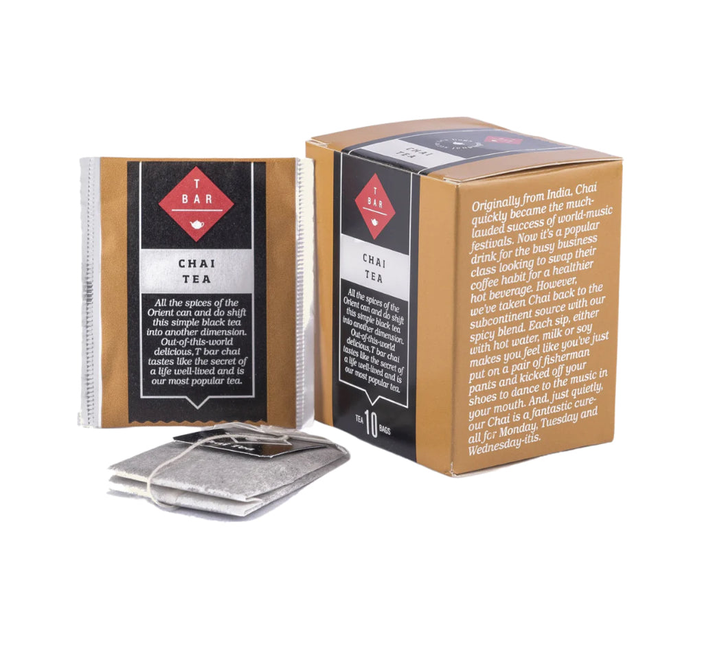 Boxed Tea bags - TBar - 10 Pack - Chai Tea