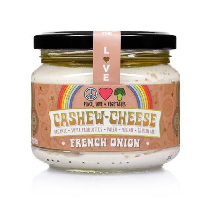 French Onion - Cashew Cheese 280g - Peace Love & Vegetables -