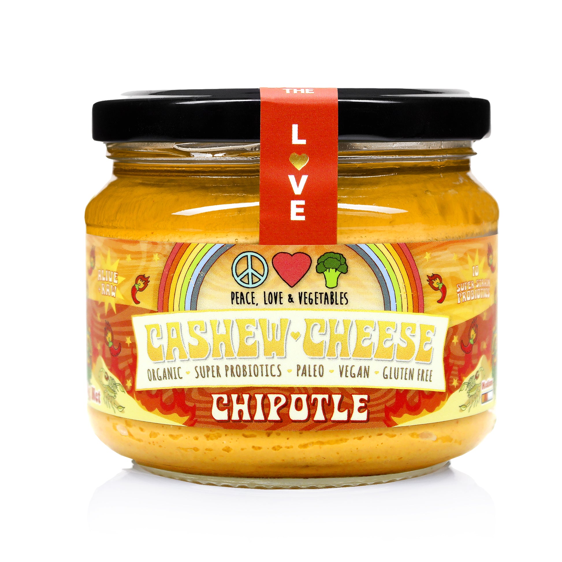Chipotle Cashew Cheese 280g - Peace Love & Vegetables -