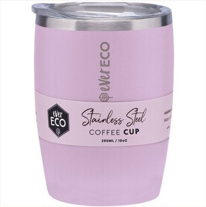 Insulated Coffee Cup - 295ml - Ever Eco - Byron Bay - Lilac
