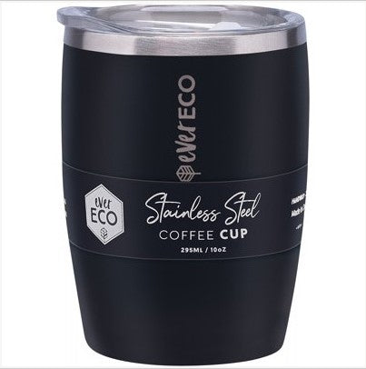 Insulated Coffee Cup - 295ml - Ever Eco - Onyx