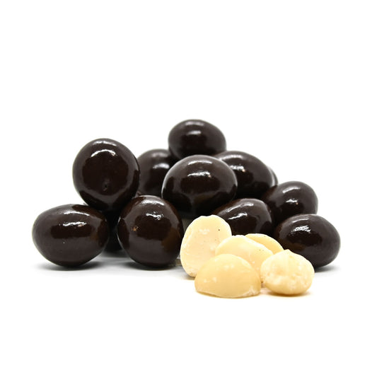 Dark Chocolate Coated Macadamia - 120g tub -