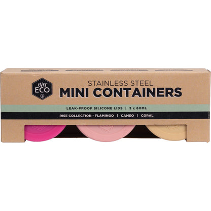 Stainless Container - Mini - 3 pack - Ever Eco - Rise