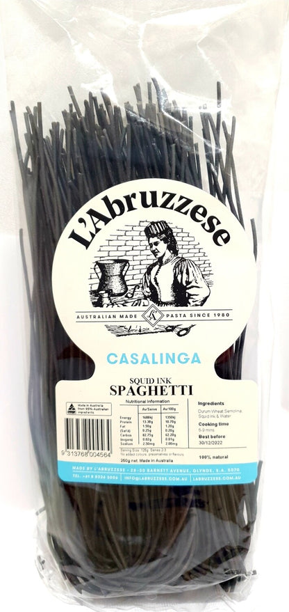 Squid Ink Spaghetti - 250g -