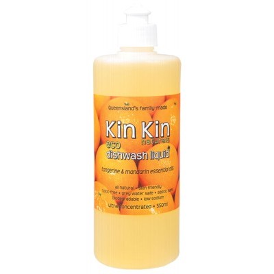 Dishwashing Liquid - Tangerine & Mandarin - Kin Kin Natural - 550ml