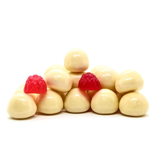 White Choc Raspberry Delights - 120g -