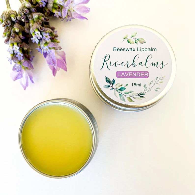 Lip Balms - Riverbalm Beeswax - 15ml - Lavender