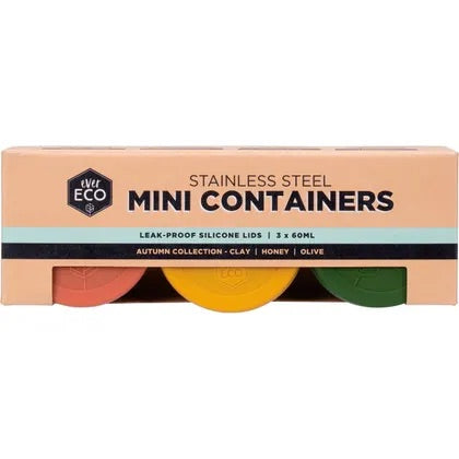 Stainless Container - Mini - 3 pack - Ever Eco - Autumn