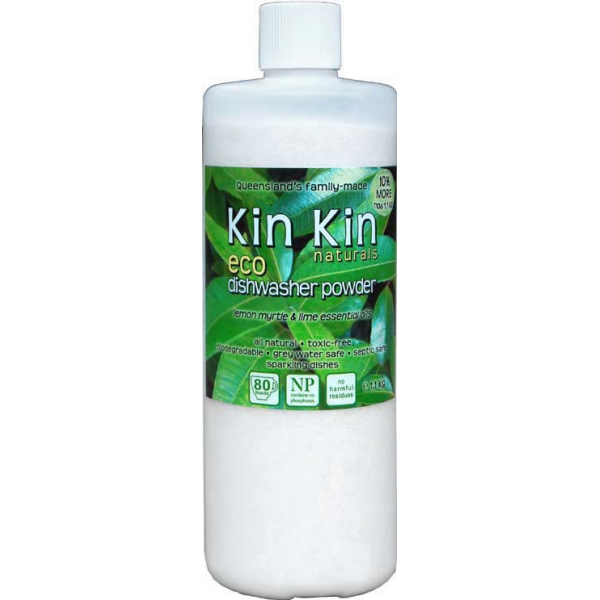 Dishwasher Powder - Lemon Myrtle & Lime - Kin Kin Natural - 1.1kg
